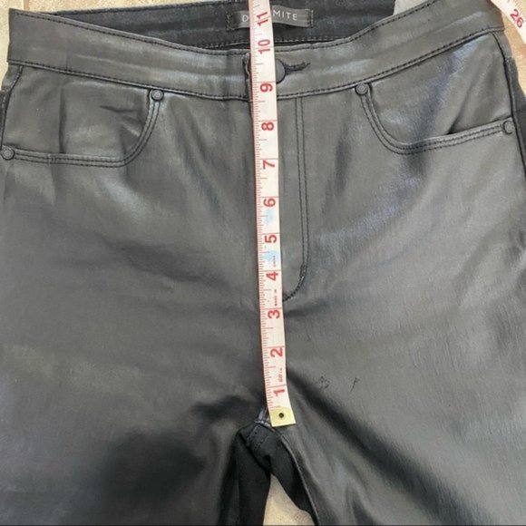 Dynamite Black Faux Leather Pants - Picture 7 of 9